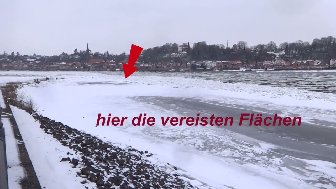 Elbe Lauenburg und Elbe Seitenkanal - beides friert weiter zu - 01.02.2025