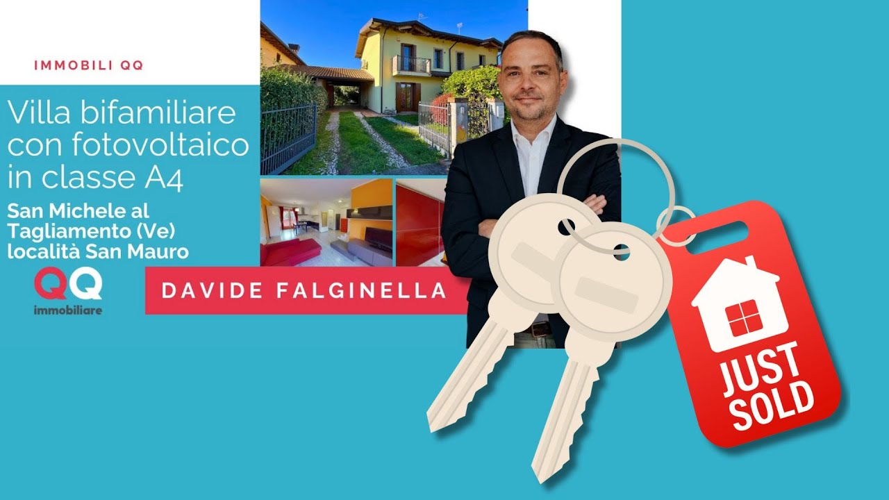 VENDUTO - Villetta moderna in Classe A4 con giardino | località San Mauro (Ve)