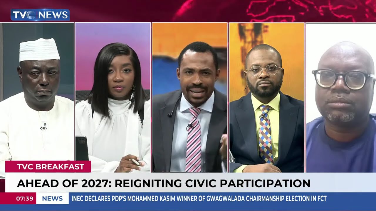 Reigniting Civic Participation Ahead Of 2027 Elections | TVC Breakfast