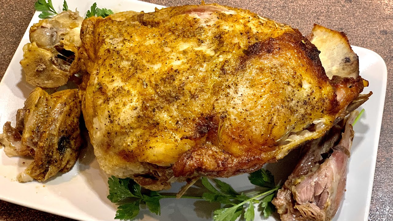 Печено агнешко - най-лесната и най- вкусната рецепта / Мясо ягненка, запеченное в рукаве