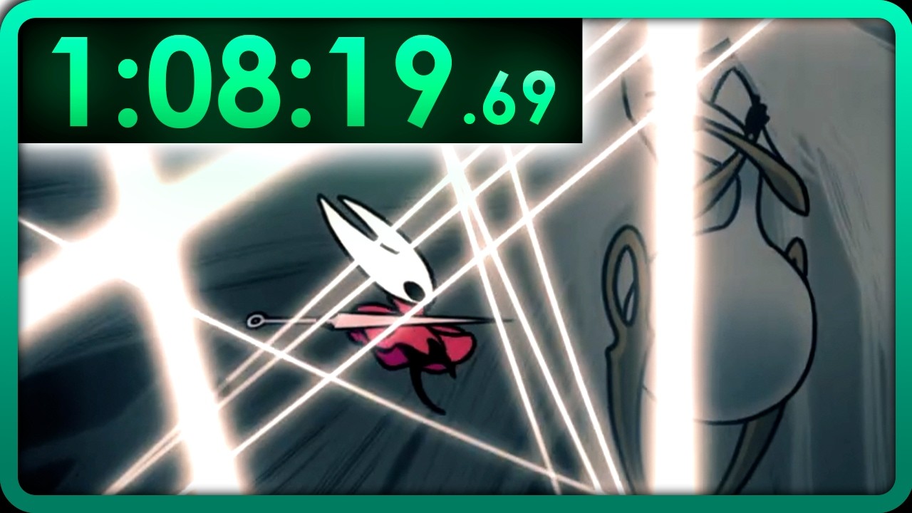 MAIS Speedrun de Silksong🏃‍➡️ Any% (Rota sem Manto) - Meta: 1h15