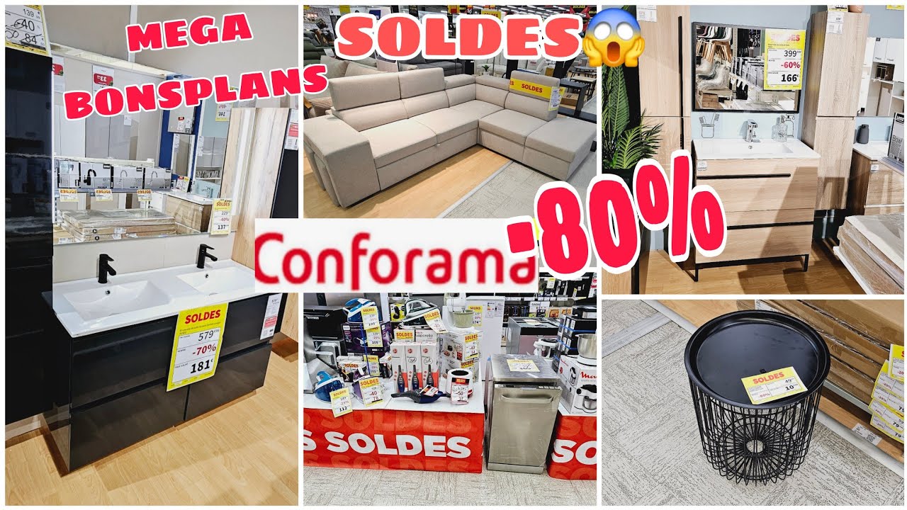 😱CONFORAMA -82% SOLDES MEGA BONSPLANS #soldes2024 #soldes #conforama #soldesconfo #promotion #promo