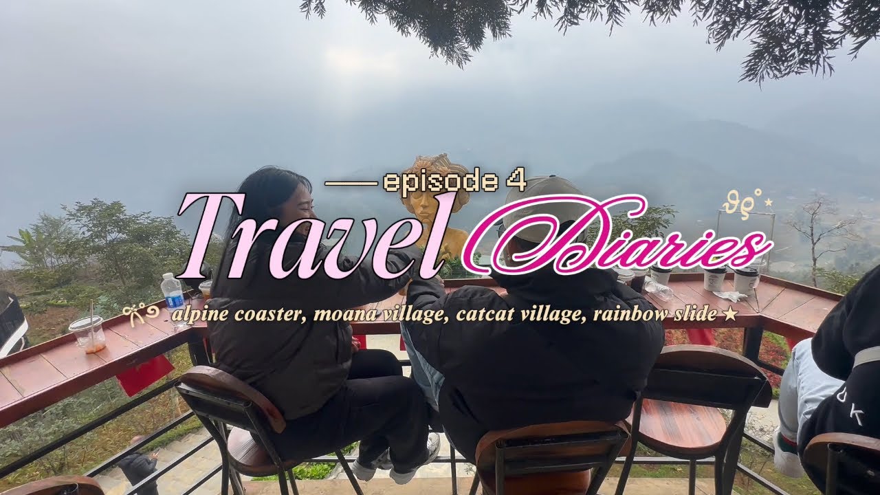Alpine Coaster, Moana Village, Cat Cat Village & Rainbow Slide | Sapa Vlog 🇻🇳 
