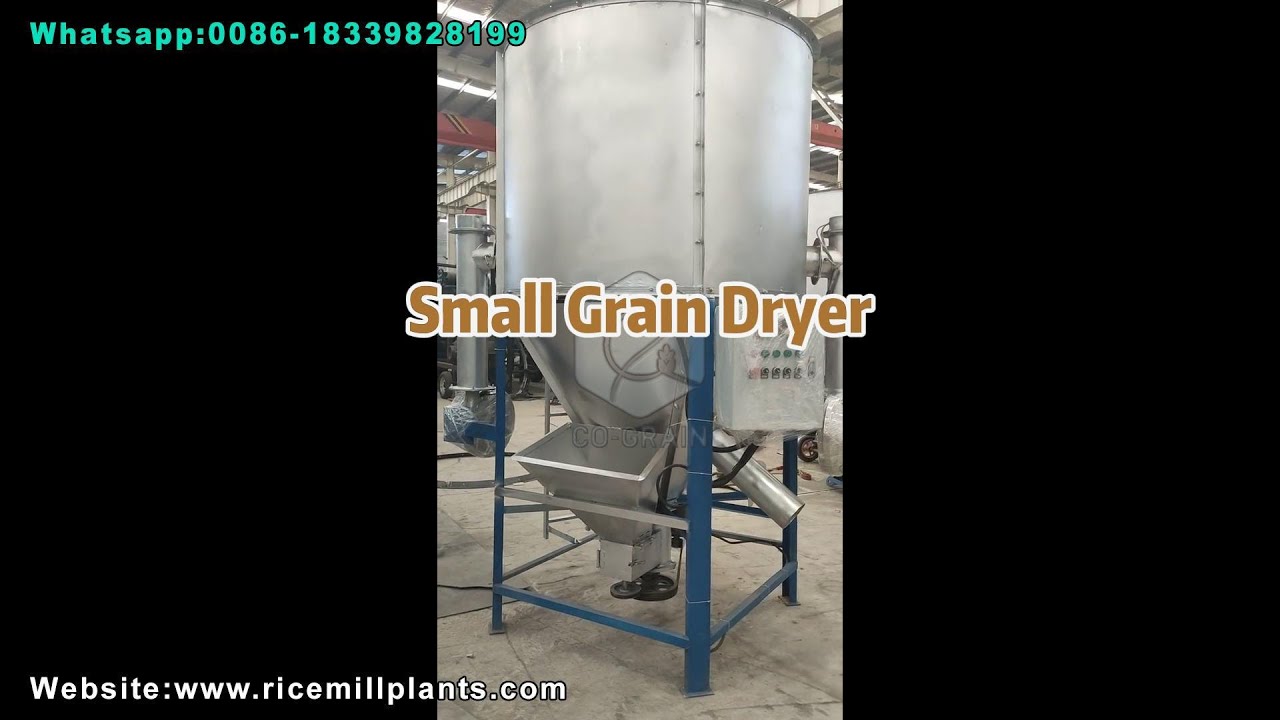 Small Grain Dryer Machine for Rice, Wheat, Corn Drying - Co-Grain Rice Mill
