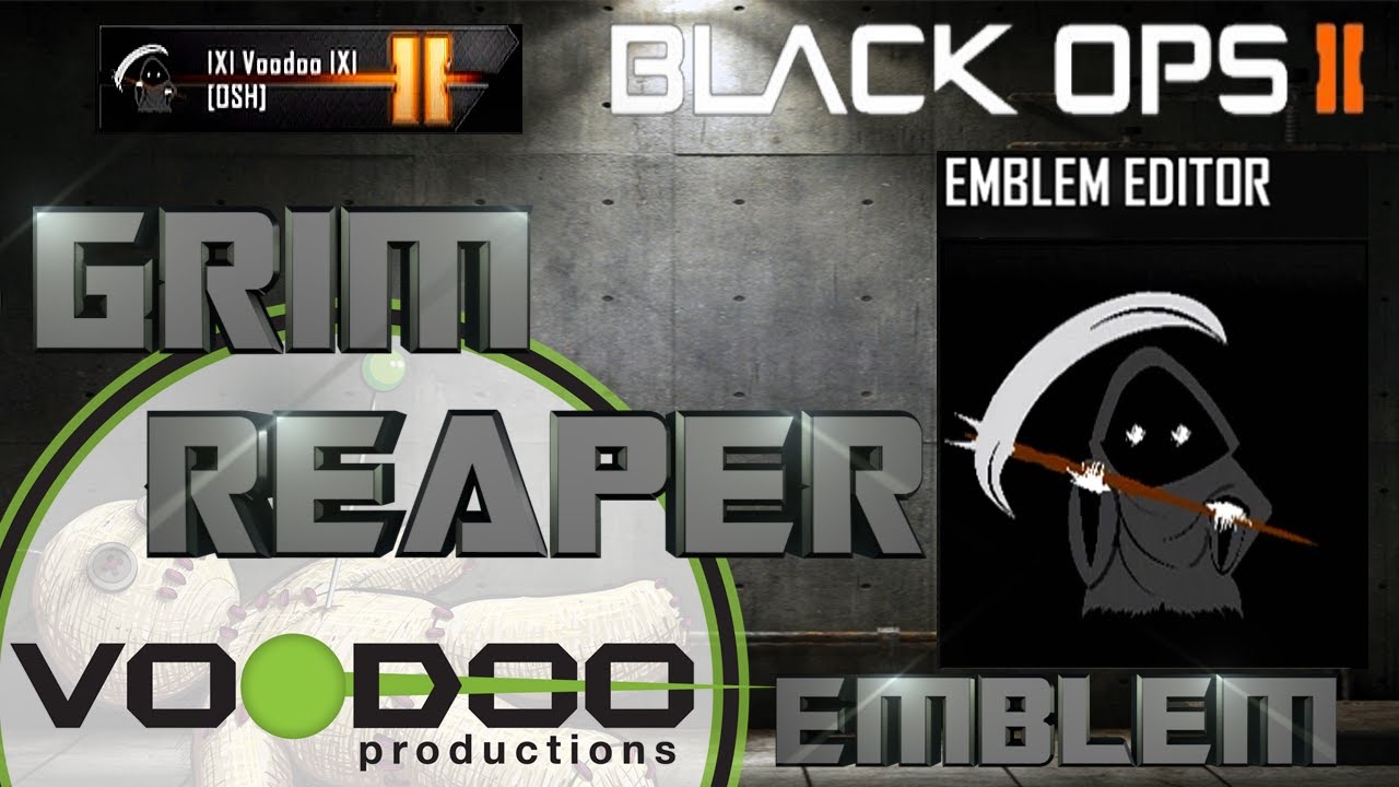 Grim Reaper Emblem , Black Ops 2 Emblem Tutorial , Episode 32