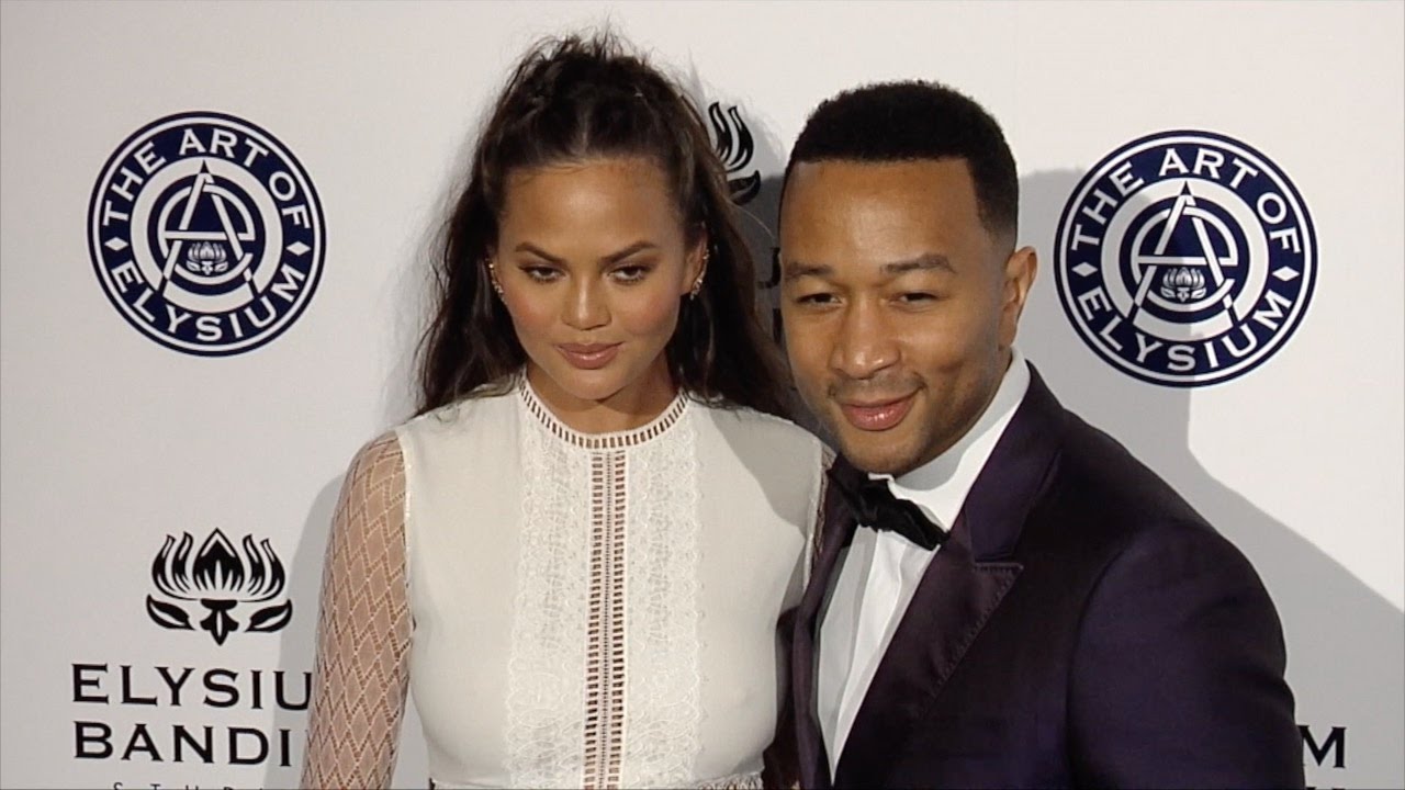 Chrissy Teigen and John Legend 2017 Heaven Gala
