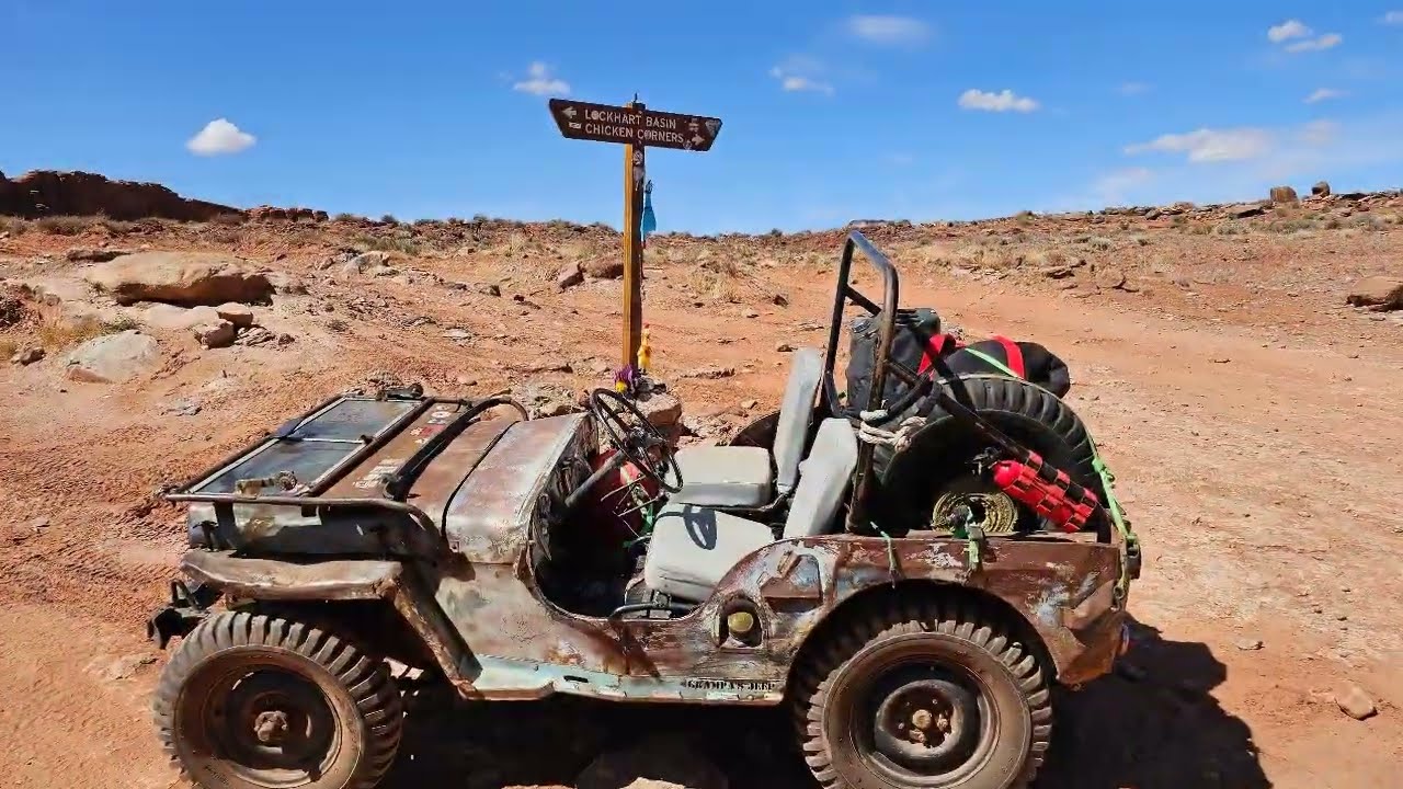 Classic 4x4s take a drive through Lockhart Basin and visit a plane crash site.