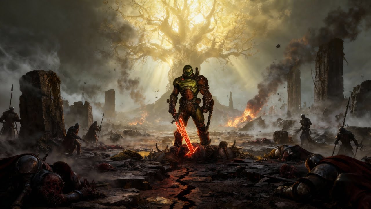 What If Doom Slayer Entered Elden Ring?
