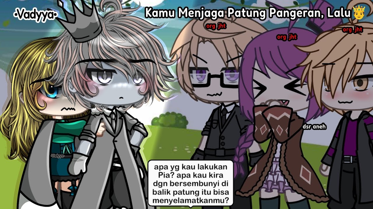 #pov :Kamu Menjaga Patung Pangeran, Lalu🤴GLMM #gacha #gachalife Gacha Life Indonesia🇮🇩