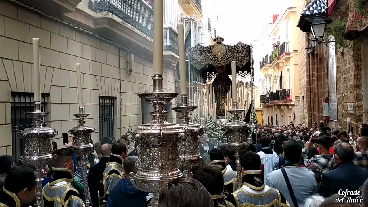 Dolores (Servitas), salida, Viernes de Dolores Cádiz 2022