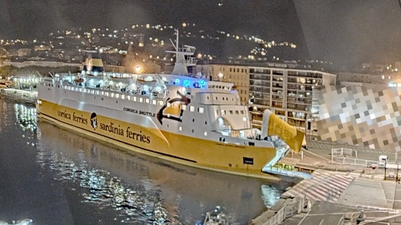 Ferries in Bastia (Corsica) 2024 - Slideshow (Webcam of Port de Bastia)