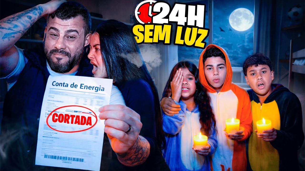 24 HORAS SEM LUZ *NÃO PAGAMOS A CONTA 😬 e agora oq vamos fazer? 