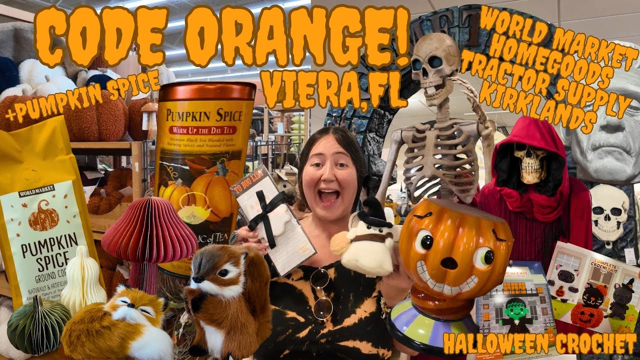 Biggest Halloween Display Yet! 👻 Code Orange Hunt at Tractor Supply, World Market, Homegoods & More