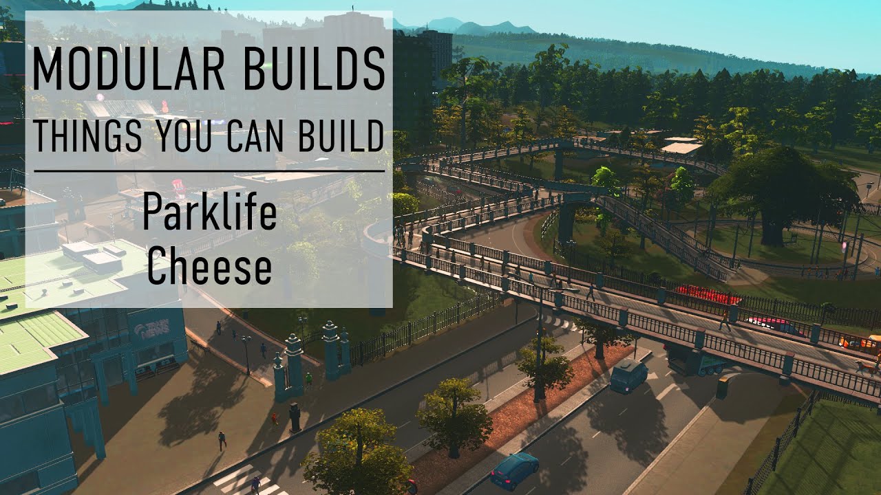 ParkLife Cheese/Exploit - Cities Skylines Modular Builds - No Mods (Mini Build Guides)