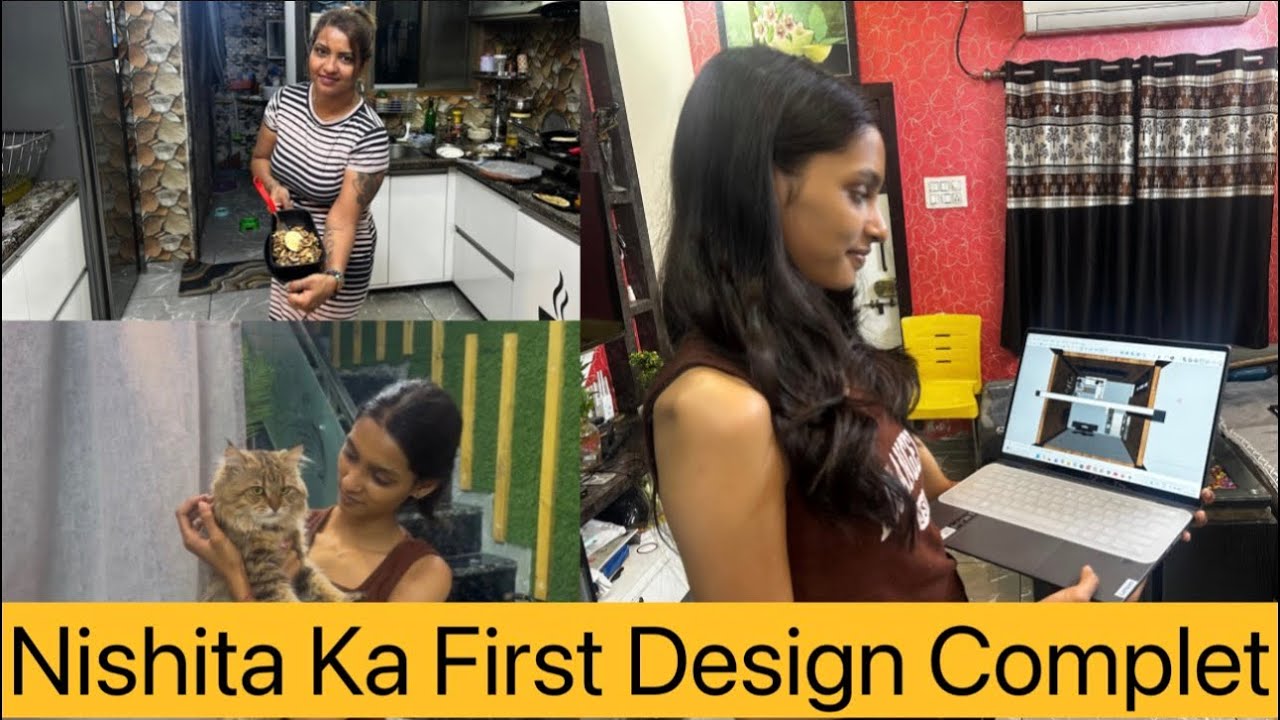 Aaj Nishita Ne Design Kiya First Time Living Room Ka Interior Design 😱🥰|| RC Family Vlogs