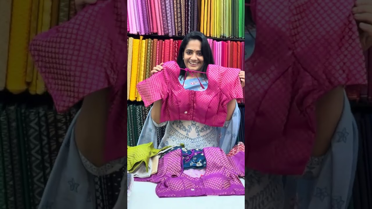 Ready made blouses in elegant Colours 