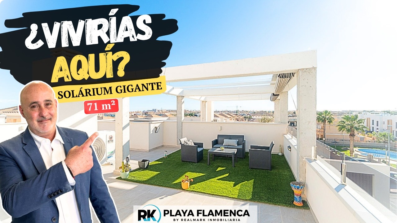 ☀️ BUNGALOW SEMINUEVO CON SOLÁRIUM PRIVADO DE 71 m²/ 4499 ☀️