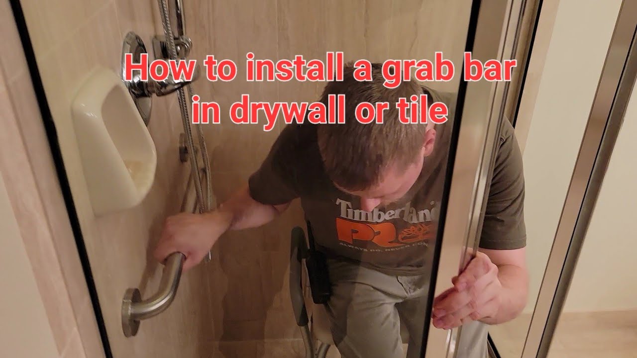 Handicap grab bar install