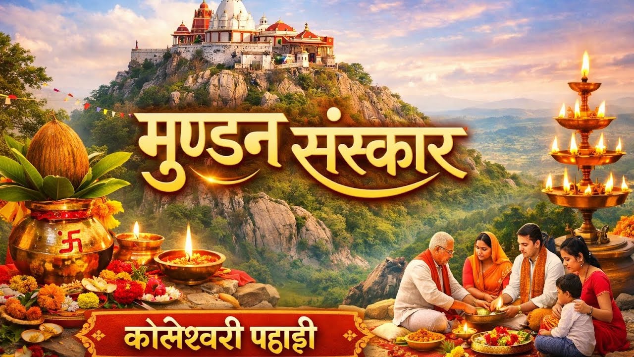 मुण्डन संस्कार कौलेश्वरी पहाड़ी