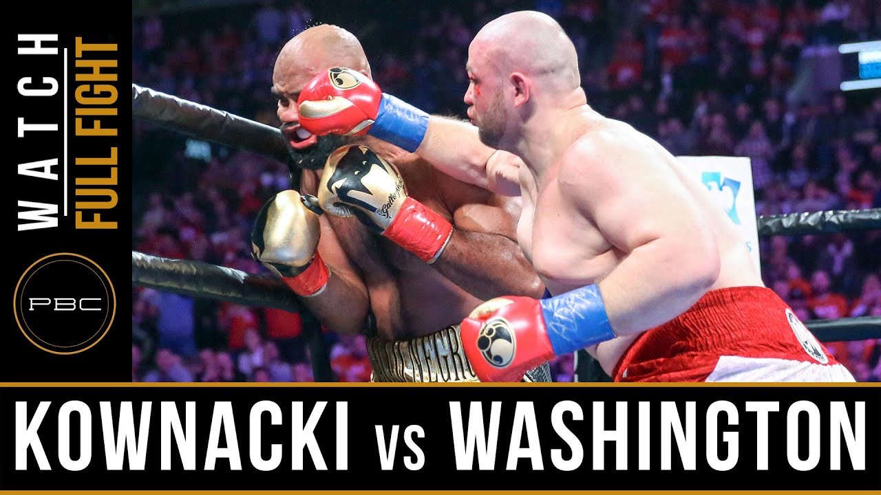 Kownacki vs Washington FULL FIGHT: January 26, 2019 - PBC on FOX