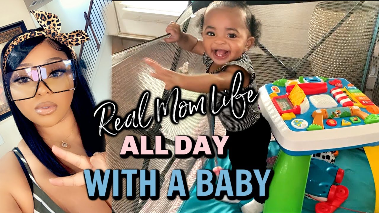Get It All Done With Me Mom Routine | Cook & Clean With Me | Day In The Life New Mom With A Baby