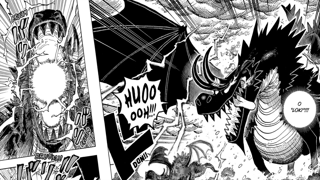 One Piece (Mangá) - Caps 1175 e 1176 - O Maior Dragão do Mundo e a Nova 