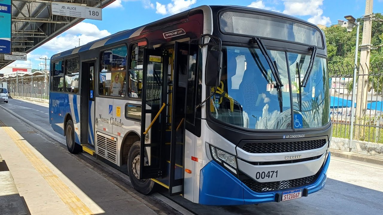 Terminal Leste e Oeste de Franco da Rocha - Movimentação de ônibus