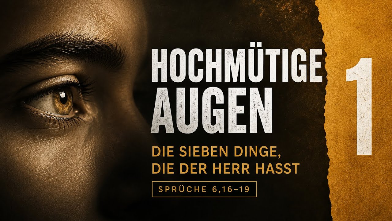  „Warnung vor dem Sündenfall“Teil 1: Stolze Augen // Sprüche 6:16-19 // Anatoli Richter 