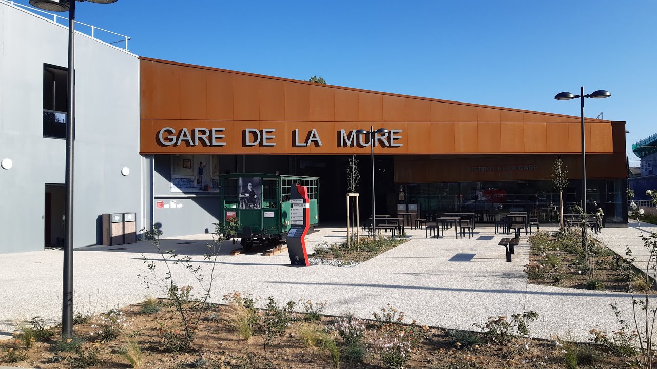 Train de la Mure Construction de la nouvelle gare