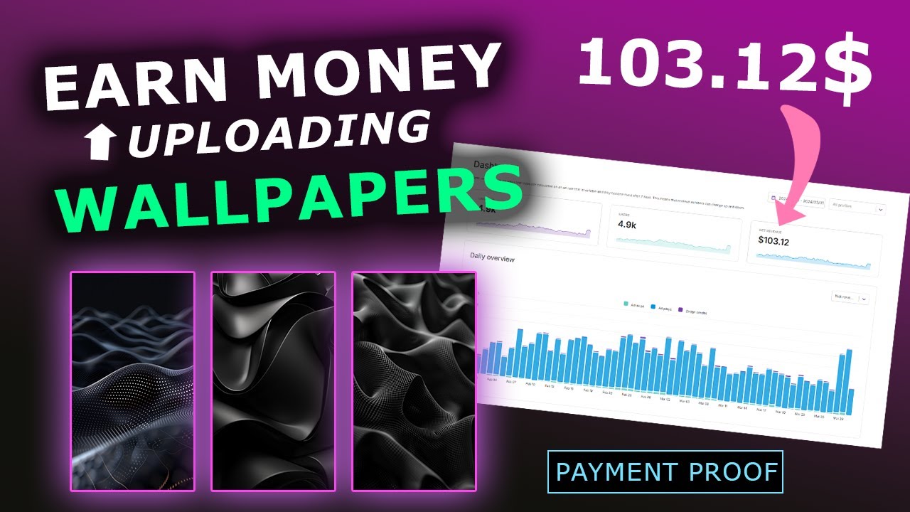 Upload AI wallpapers to zedge and earn money