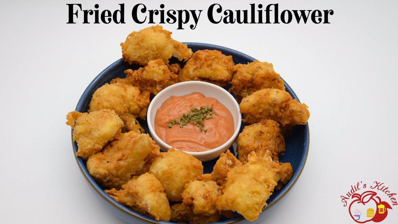 Crispy Cauliflower Fry/قرنبيط مقلي مقرمش