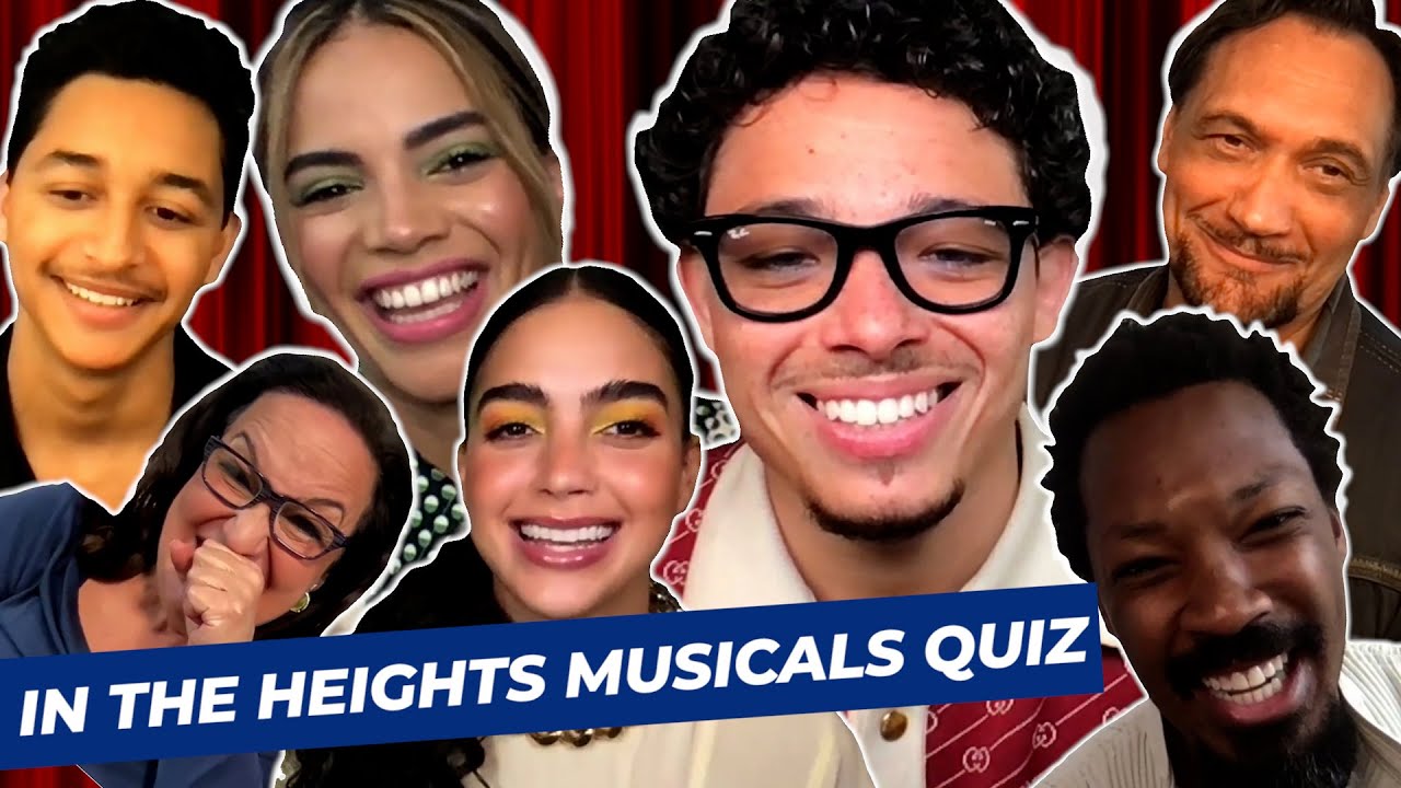 In The Heights Cast Take The Big Musicals Quiz & Anthony Ramos Hilariously Fails Hamilton Question!