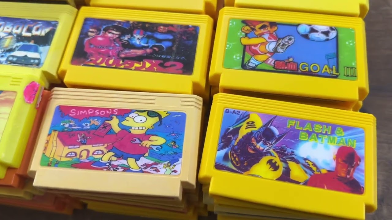 Купил коллекцию игр картриджей Денди из 90х.  Редкие игры на Dendy и Famicom. 250 штук.
