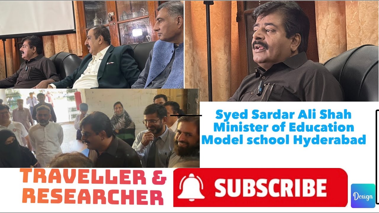 Minister of education- Honourable Syed Sardar Ali Shah Visit sindh university Model School,Hyderabad
