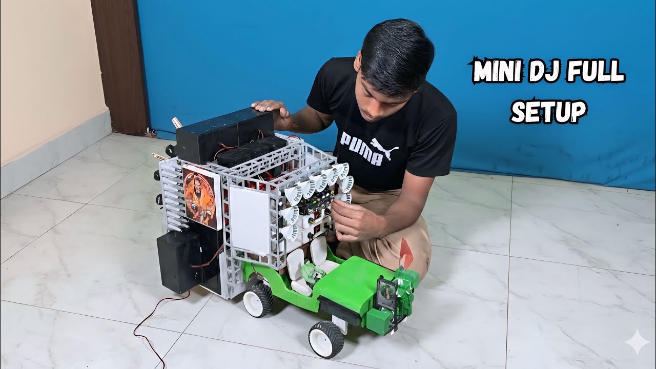 Making Mini Dj Pickup | Testing sound and Bass at Home | How to Assemble mini dj at pickup at Home