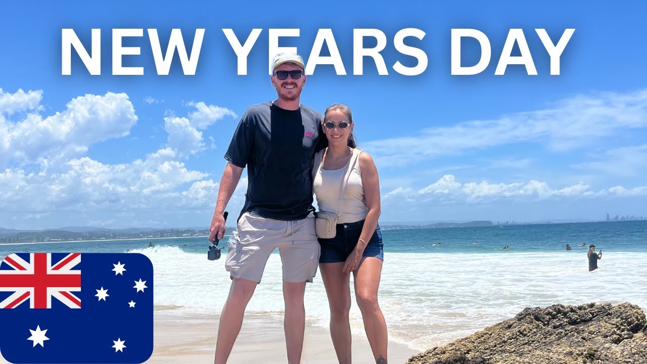 BRITS SPEND NEW YEARS DAY IN COOLANGATTA!!!