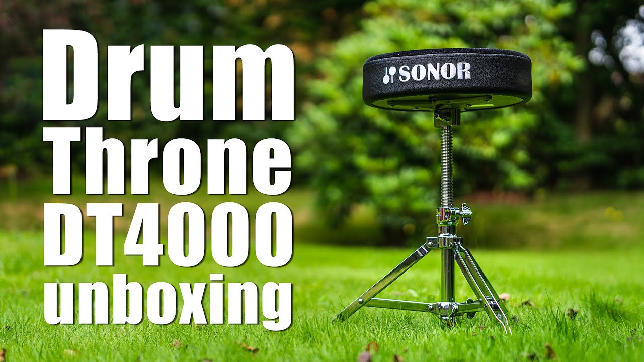 SONOR DRUM THRONE [DT 4000 Schlagzeughocker Review/Unboxing]