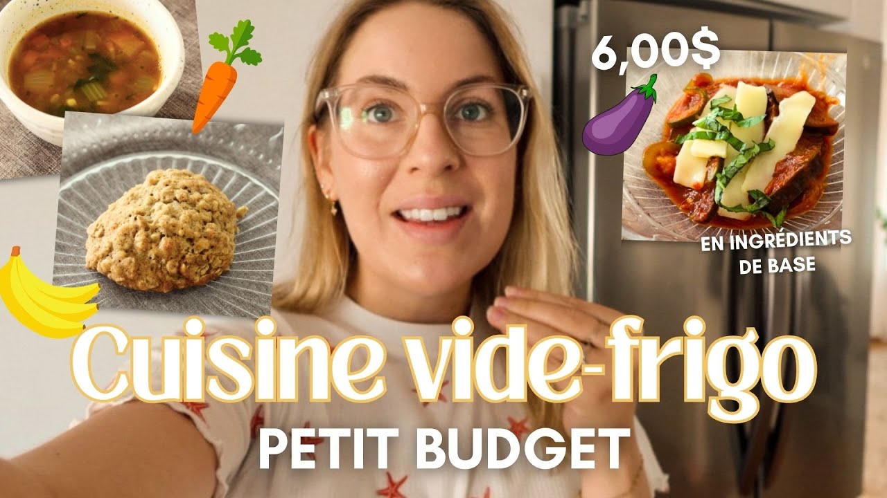 MEALPREP VIDE-FRIGO PETIT BUDGET ✨ Faire plus avec moins