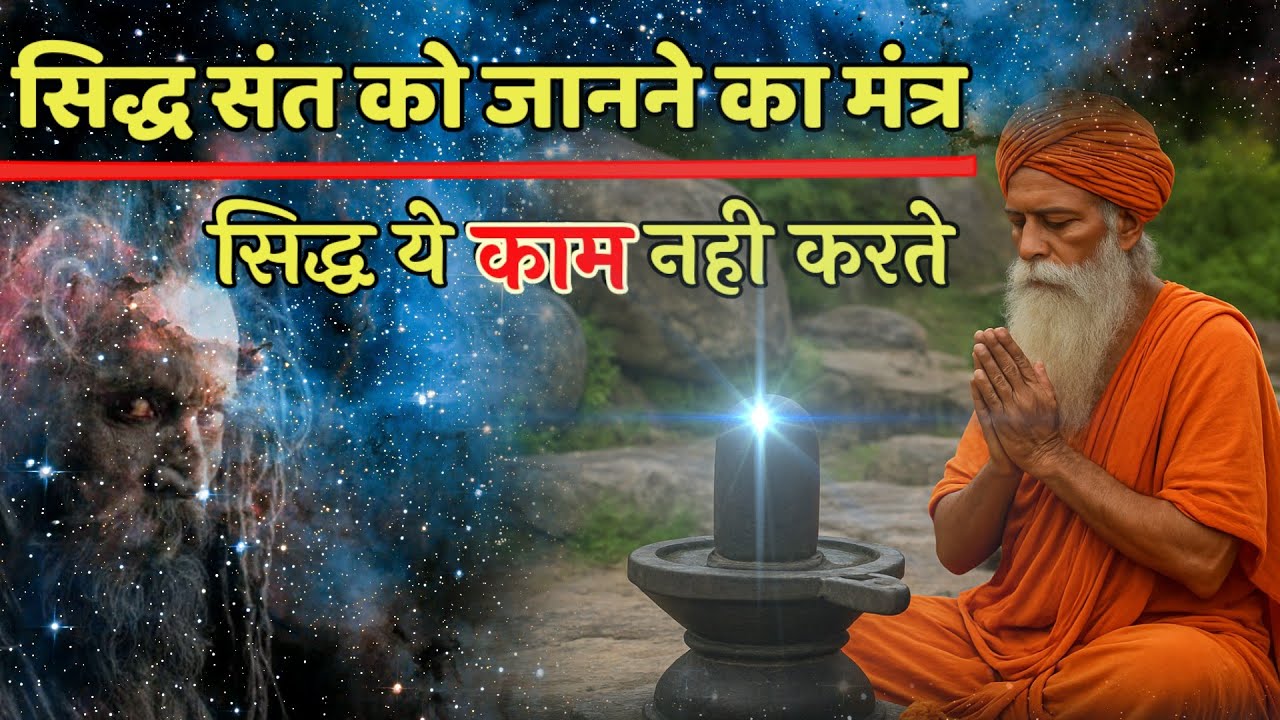 सिद्ध संत को जानने का मंत्र।।सिद्ध ये काम नही करते।मंत्र ।