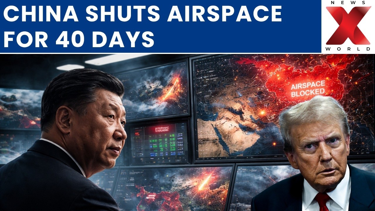 China airspace shutdown: China Closes airspace For 40 day spark global aviation| NewsX World