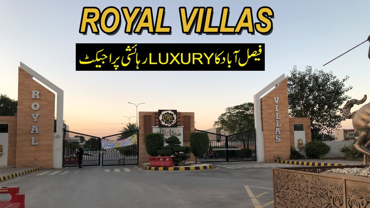 Royal Villas Luxury Society | lower Canal Road Faisalabad