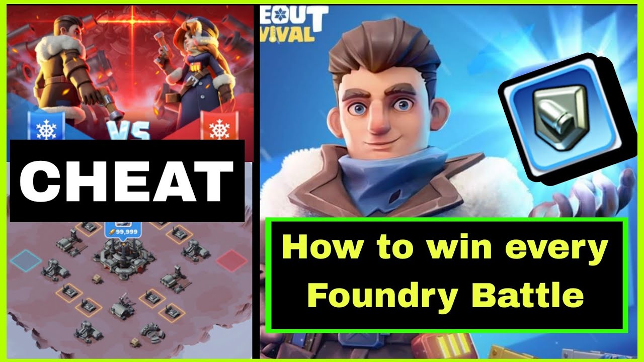 ✅ Самый большой ЧИТ | Полное руководство по Foundry Battle — Выживание в Whiteout | Выиграйте все...