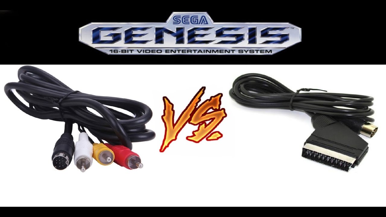 Sega Genesis Composite vs RGB Scart
