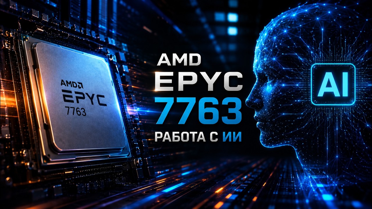 🔥 AMD EPYC 7763 + 256GB RAM &mdash; ЛОКАЛЬНЫЙ ИИ БЕЗ ВИДЕОКАРТЫ!