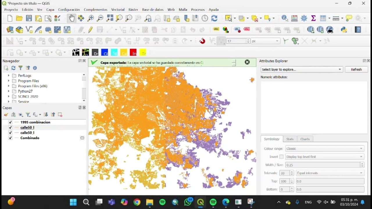 ¨Space Syntax Toolkit¨ Herramienta de QGIS