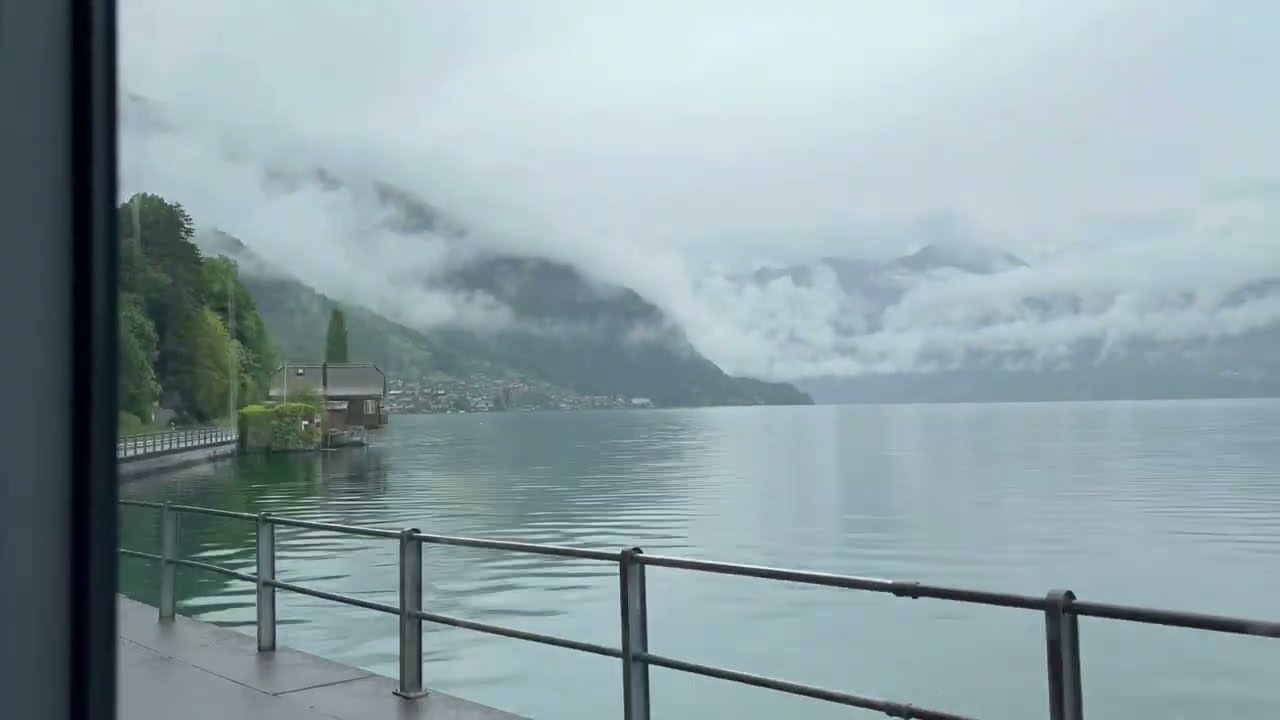 Switzerland by Bus - Thun's Bus 21 from Hilterfingen to Interlaken West Train Station