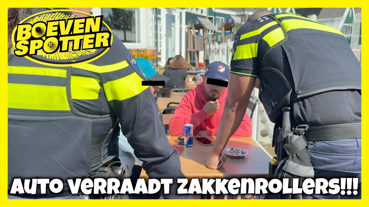 BOEVENSPOTTER -AUTO VERRAADT ZAKKENROLLERS!!! #273