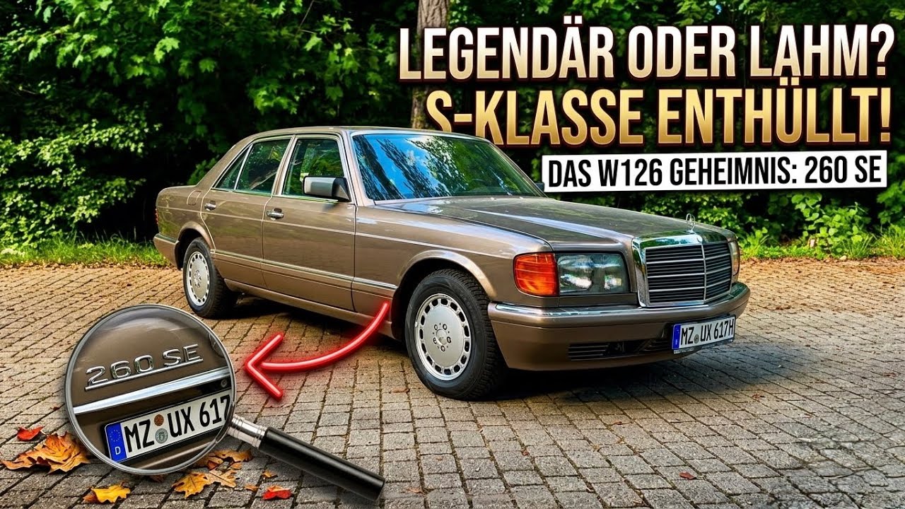 Die letzte echte S Klasse? - Mercedes 260 SE - Spin the Block #7