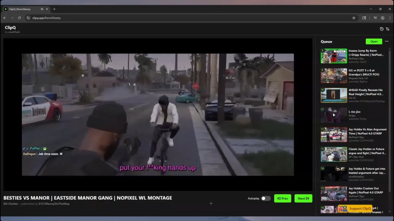 MSR Kermit reacts to Besties vs Manor Montage | Nopixel 4.0 | GTA