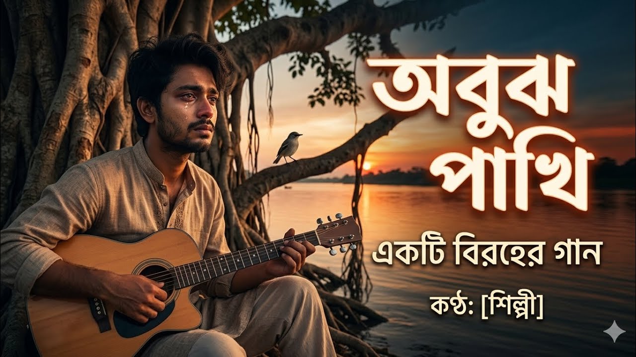 অবুঝ পাখি | Obujh Pakhi | New Bangla Sad Folk Song 2026 | Abinashi Sur